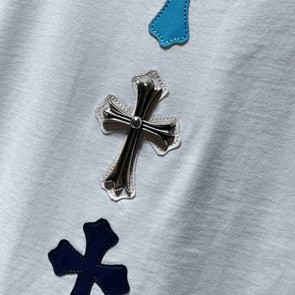 Chrome Hearts Men's White Short-Sleeve T-Shirt - Picture 4 of 6